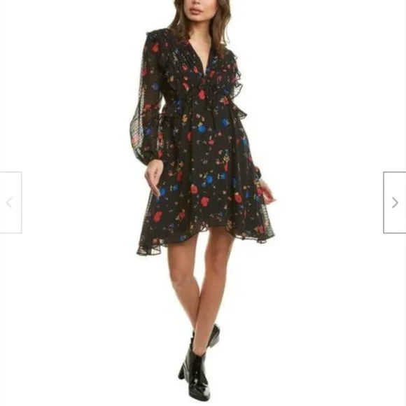 The Kooples | Dresses | Nwt The Kooples Daydream Flowers Black Silk Mini Dress 2 | Poshmark The Kooples | Dresses | Nwt The Kooples Daydream Flowers Black Silk Mini Dress 2 | Poshmark